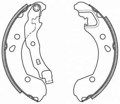 OPEN PARTS bsa208700 -  Комплект тормозных колодок